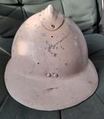 Franse helm aluminium., Verzamelen, Ophalen of Verzenden, Landmacht, Overige gebieden, Helm of Baret