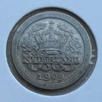 5 Cent / Ronde Stuiver uit 1909 van Wilhelmina, Verzenden, Koningin Wilhelmina, 5 cent, Losse munt