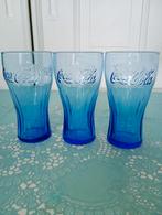 Coca Cola Glazen - Blauw, Ophalen of Verzenden, Zo goed als nieuw