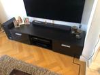 Zwart TV meubel in zeer goede staat, Huis en Inrichting, Ophalen, Zo goed als nieuw, 25 tot 50 cm, Minder dan 100 cm