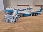 WSI 1:50 Scania 143M Europe Flyer Huissen € 249,-, Hobby en Vrije tijd, Modelauto's | 1:50, Ophalen of Verzenden, Zo goed als nieuw