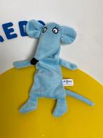 3592 Difrax rat ratje blauw, Kinderen en Baby's, Speelgoed | Knuffels en Pluche, Ophalen of Verzenden, Zo goed als nieuw, Overige typen