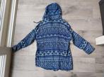 Trui gebreide stof free size, Ophalen of Verzenden, Gedragen, Blauw