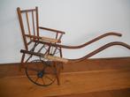 oude (poppen) wagen hout ijzer, Antiek en Kunst, Ophalen