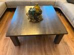 Houten Salontafel salon tafel massief hout, Huis en Inrichting, Ophalen, Gebruikt, 100 tot 150 cm, 50 tot 100 cm