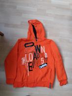 Oranje hoodie, Ophalen of Verzenden, Zo goed als nieuw, Jongen of Meisje, Trui of Vest