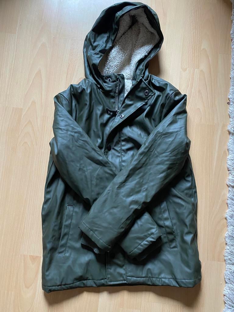 Hema regenjas 158/164, Ophalen of Verzenden, Zo goed als nieuw, Meisje, Jas