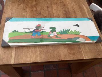 Schilderij canvas Kikker Max Velthuijs nieuw beschikbaar voor biedingen