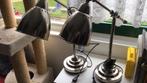2 x Ikea barometer bureaulamp., Huis en Inrichting, Ophalen, Gebruikt, Metaal, Minder dan 50 cm