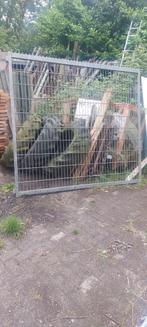 gegalvaniseerde poort enkel 225 x  205 hekwerk, Ophalen, Gebruikt, IJzer, Overige typen