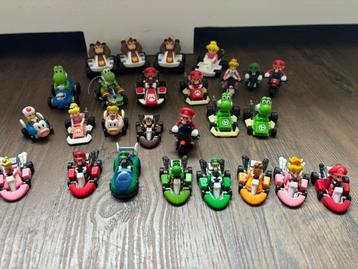 Verzameling Mario Kart autootjes 26 Luigi Yoshi Peach  beschikbaar voor biedingen