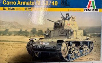 Coelianmodels, Italeri 7036, Carro Armato M13, 1/72, € 15,99 beschikbaar voor biedingen