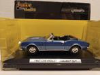 Junior 1:24 Chevrolet Camaro SS cabriolet blauw, Hobby en Vrije tijd, Modelauto's | 1:24, Ophalen of Verzenden, Zo goed als nieuw