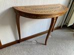 Side Table – Wood Inlaid Work Made in Italy, Huis en Inrichting, Tafels | Sidetables, Ophalen, Gebruikt, 50 tot 100 cm, Overige vormen