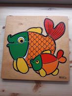 Vintage houten puzzel rolf vis, Ophalen of Verzenden, 10 tot 50 stukjes, Gebruikt