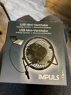USB Mini Ventilator - Rood, Ophalen of Verzenden, Nieuw, Luchtkoeling