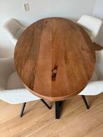 Mango houten eettafel 1.60, Huis en Inrichting, Tafels | Eettafels, Ophalen, 50 tot 100 cm, Zo goed als nieuw, 150 tot 200 cm