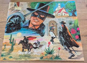 Vintage Zorro puzzel beschikbaar voor biedingen