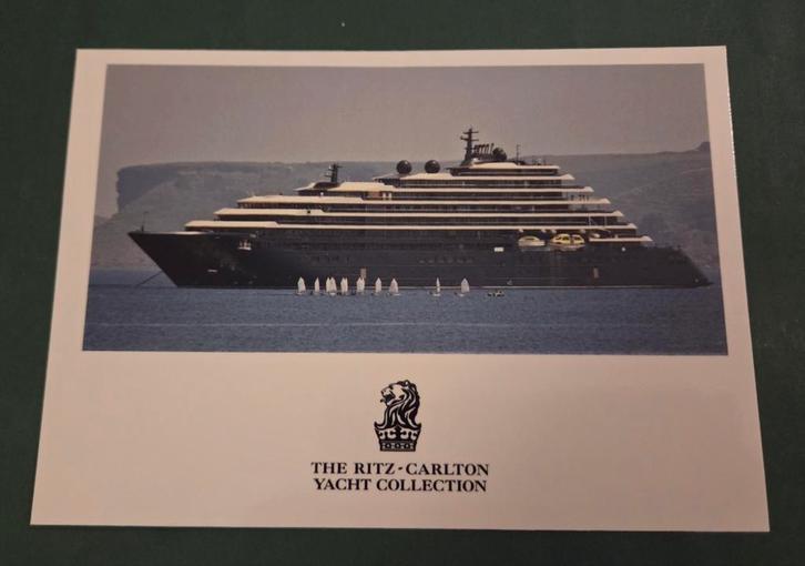 Evrima - The Ritz-Carlton Yacht Collection, Verzamelen, Ansichtkaarten | Themakaarten, Ongelopen, 1980 tot heden, Voertuig, Verzenden