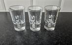 BOLS AMSTERDAM glaasjes 3 stuks, Verzamelen, Glas en Borrelglaasjes, Ophalen of Verzenden, Borrel- of Shotglas, Zo goed als nieuw