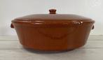 Franse flinke terracotta pot kookpot met deksel (nieuw!)