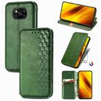 Poco X3 / X3 NFC / X3 Pro PU Lederen Wallet Cas Set _ Groen, Nieuw, Hoesje of Tasje, Hoesjes, Verzenden