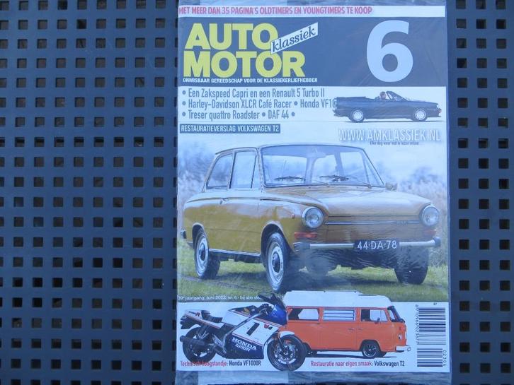 Auto Motor Klassiek 6 2023 DAF 44 De Luxe 1974, Treser, VW T, Boeken, Auto's | Folders en Tijdschriften, Nieuw, Volkswagen, Ophalen of Verzenden