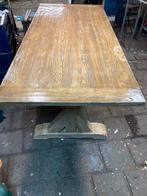 Kloostertafel 220-1mtr, Huis en Inrichting, Tafels | Eettafels, 200 cm of meer, Ophalen of Verzenden, Zo goed als nieuw, Vijf personen of meer