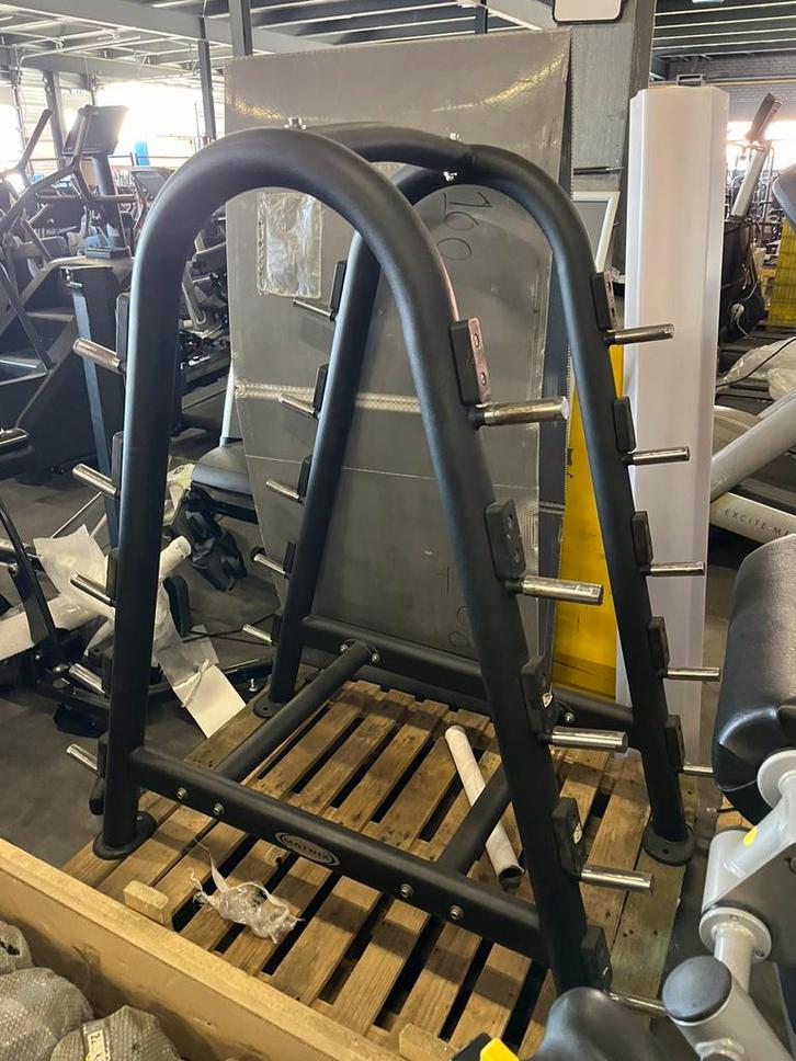 Matrix stangen rek voor 9 x stang ( beschadigd (, Sport en Fitness, Fitnessmaterialen, Gebruikt, Halterstangen, Ophalen of Verzenden
