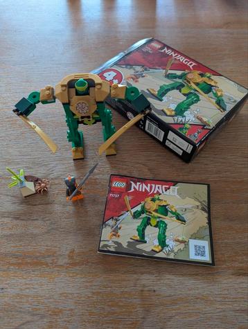 Lego 71757. Ninjago Lloyds Ninjamecha. Met doos. IZGS beschikbaar voor biedingen