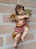 Putto engel   Holzschnitzerei, Antiek en Kunst, Curiosa en Brocante, Verzenden