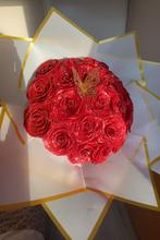 Saten rozen boeket, Overige soorten, In pot, Minder dan 100 cm, Bloeiende kamerplant