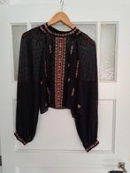 Boho Blouse Zara Maat L - Geborduurd, Kleding | Dames, Blouses en Tunieken, Maat 42/44 (L), Ophalen of Verzenden, Zo goed als nieuw