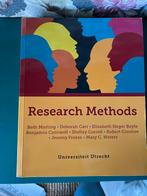 Research Methods - Universiteit Utrecht, Ophalen of Verzenden, Gamma, Zo goed als nieuw, WO