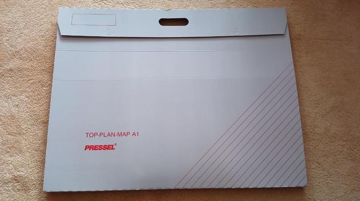 Grote tekenmap,  passepartoutkarton & passepartoutsnijder, Hobby en Vrije tijd, Overige Hobby en Vrije tijd, Zo goed als nieuw