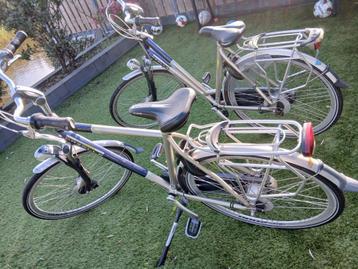 Gazelle fietsen set - heren 57cm, dames 53cm beschikbaar voor biedingen