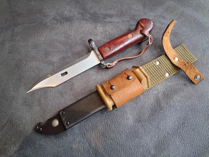 Roemeense 6x3 AK Bajonet, uniek serienummer, Verzamelen, Militaria | Algemeen, Landmacht, Mes of Dolk, Ophalen of Verzenden