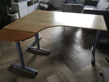 Ikea Galant Bureau - 160x120cm + Uitbreiding - afbeelding 1