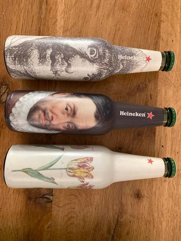 Heineken Kunstflessen Set - Unieke Prints Brocante Curiosa C beschikbaar voor biedingen