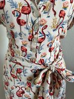 King Louie maat XL flamingo jurk 2297, Maat 46/48 (XL) of groter, Ophalen of Verzenden, Zo goed als nieuw, Knielengte
