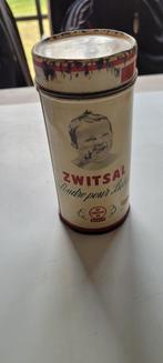 oud blikken doos zwitsal (12iv271), Antiek en Kunst, Verzenden