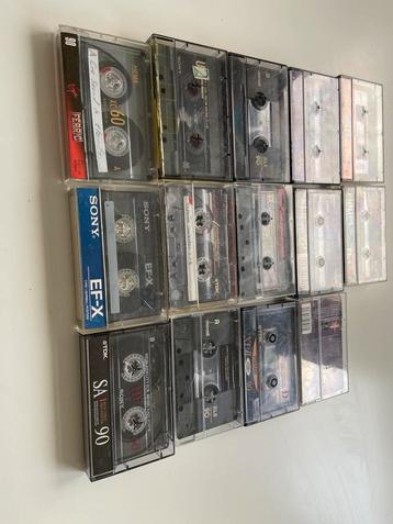 Cassettebandjes - 14 stuks - Bespeeld beschikbaar voor biedingen