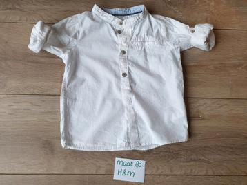 Witte blouse maat 80 H&M