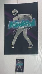 Adam Lambert VIP poster en badge, Ophalen of Verzenden, Gebruikt, Poster, Artwork of Schilderij