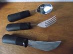 Oxo Good Grips bestek mes vork lepel ouderen eethulp 20-21cm, Ophalen of Verzenden, Zo goed als nieuw