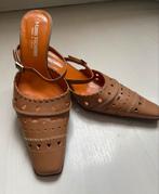 Miss Rossi Leren Schoenen - Maat 40, Ophalen of Verzenden, Gedragen, Bruin, Schoenen met hoge hakken