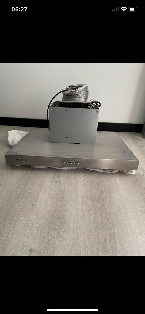 Electrum schouwafzuigkap 1 1/2 jr. oud, Witgoed en Apparatuur, Afzuigkappen, Zo goed als nieuw, Wandschouwkap, 200 tot 400 m³ per uur