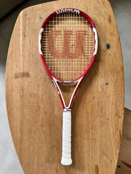 Tennisracket Wilson nCode 6.3 midplus, Sport en Fitness, Tennis, Gebruikt, Racket, Wilson, L2, Ophalen of Verzenden
