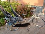 Tweelingfiets, Fietsen en Brommers, 2 zitjes, Gebruikt, Versnellingen, 56 cm of meer