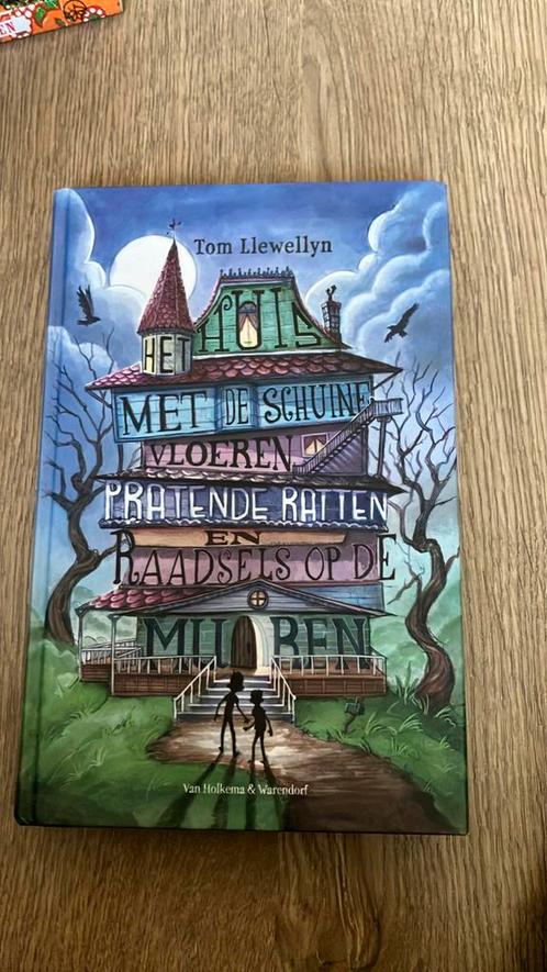 Het huis met de schuine vloeren, pratende ratten en raadsels, Boeken, Kinderboeken | Jeugd | 10 tot 12 jaar, Zo goed als nieuw